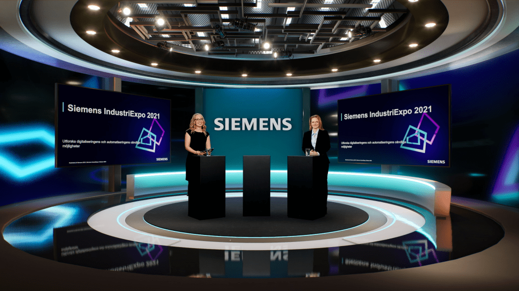 Siemens Industriexpo 2021 Siemens Programledare i studio