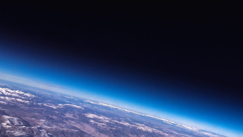 Bild på jorden från rymden